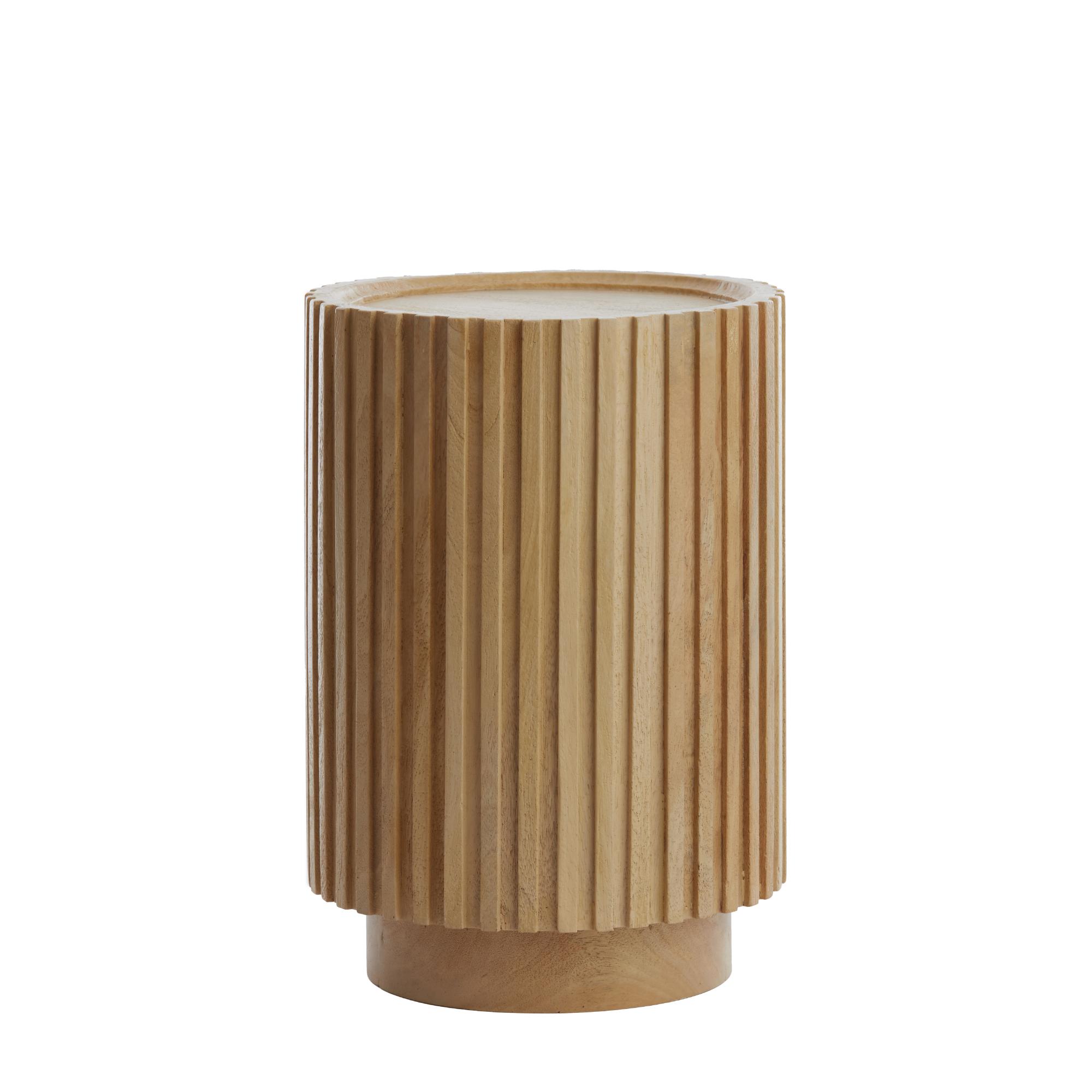 Light & Living bijzettafel Kiyose - bruin - Ø33cm
