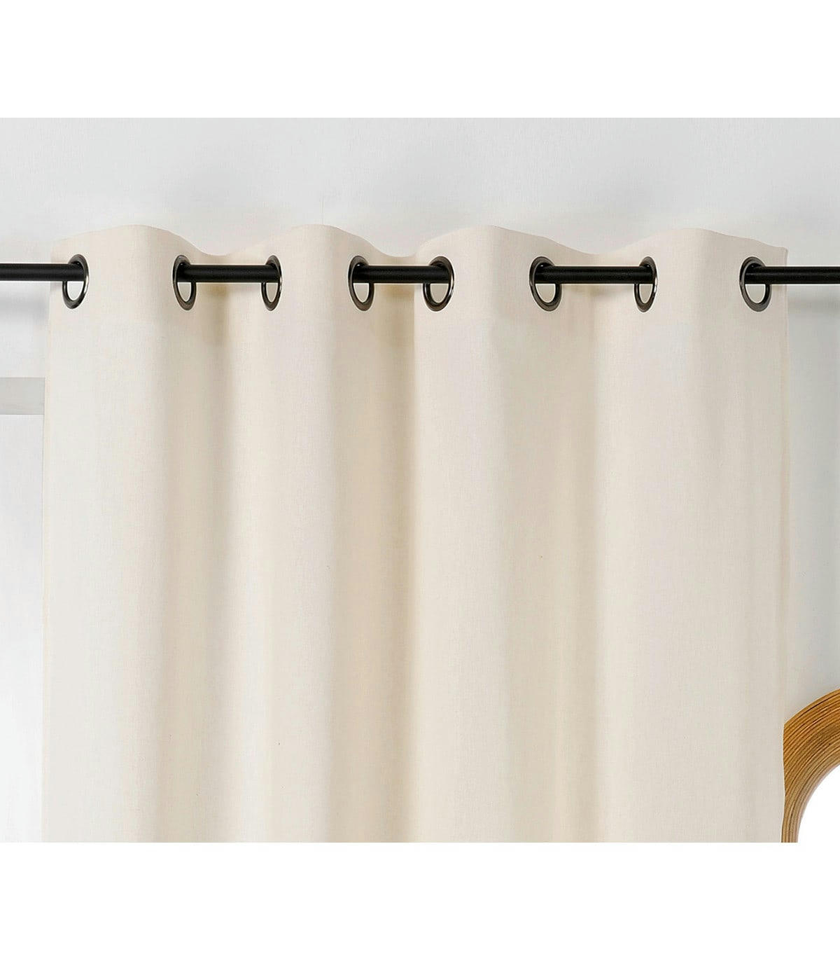 - Rideau en Chanvre 135x240cm - Taille: 135x240cm - Coloris: Ecru