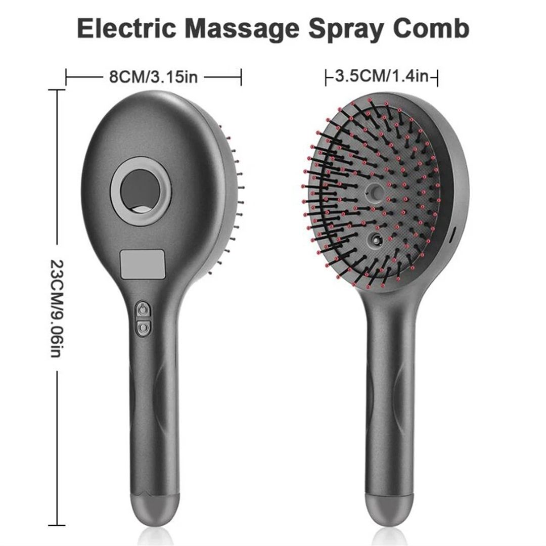 Nordara black Electric Scalp Massage Comb Hair Growth