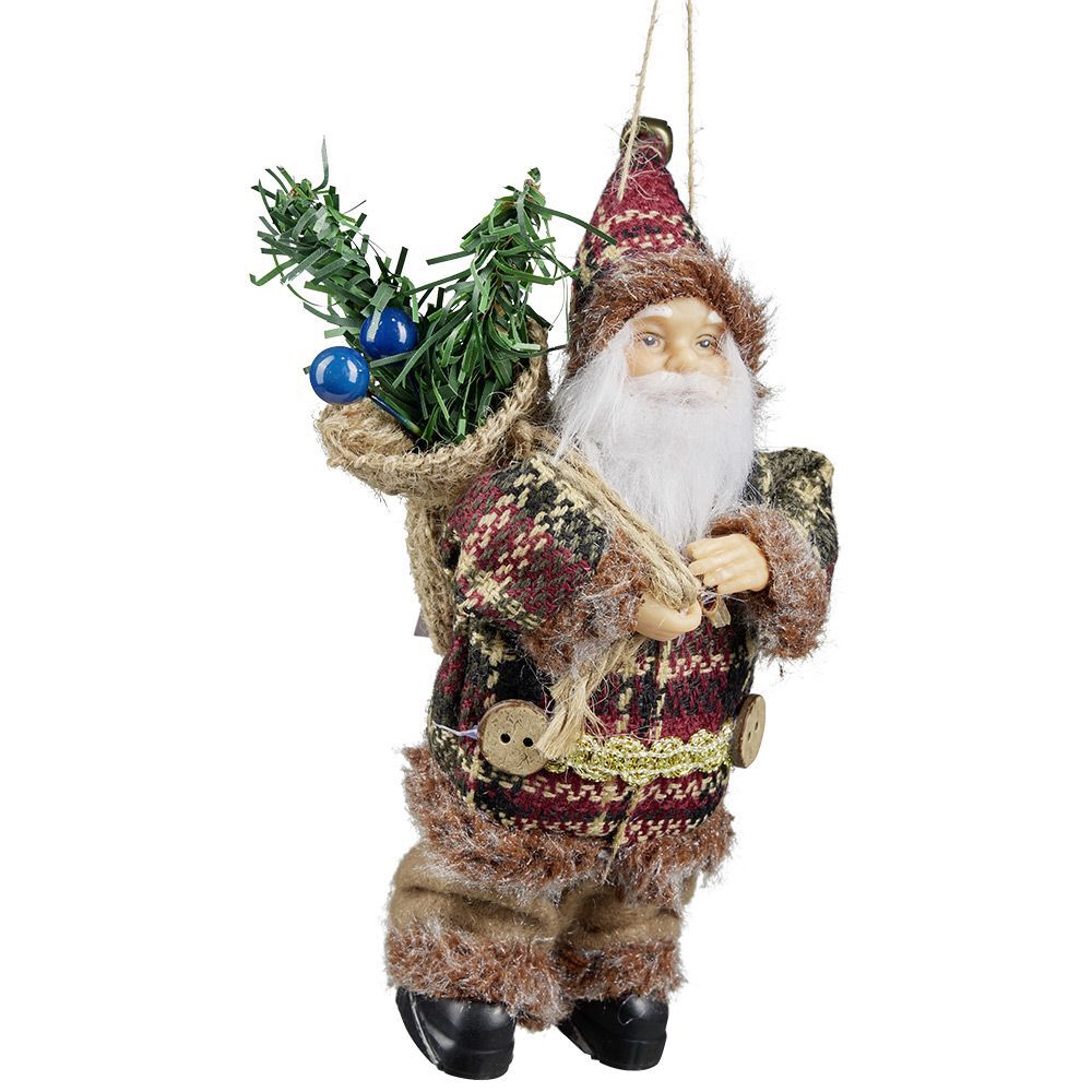 Décoration Père No&euml;l debout H18 cm