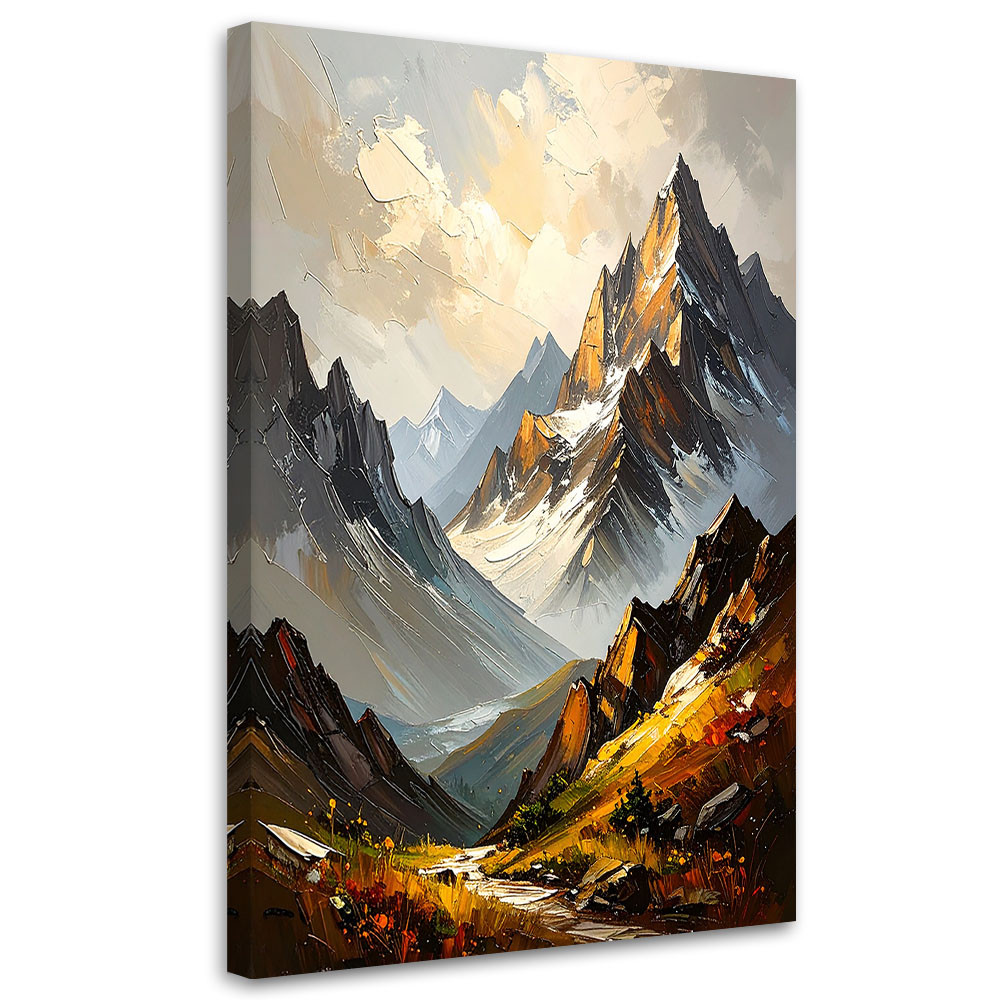 Feeby Obraz do salonu sypialni, Krajobraz Pejzaż Góry Natura 40x60