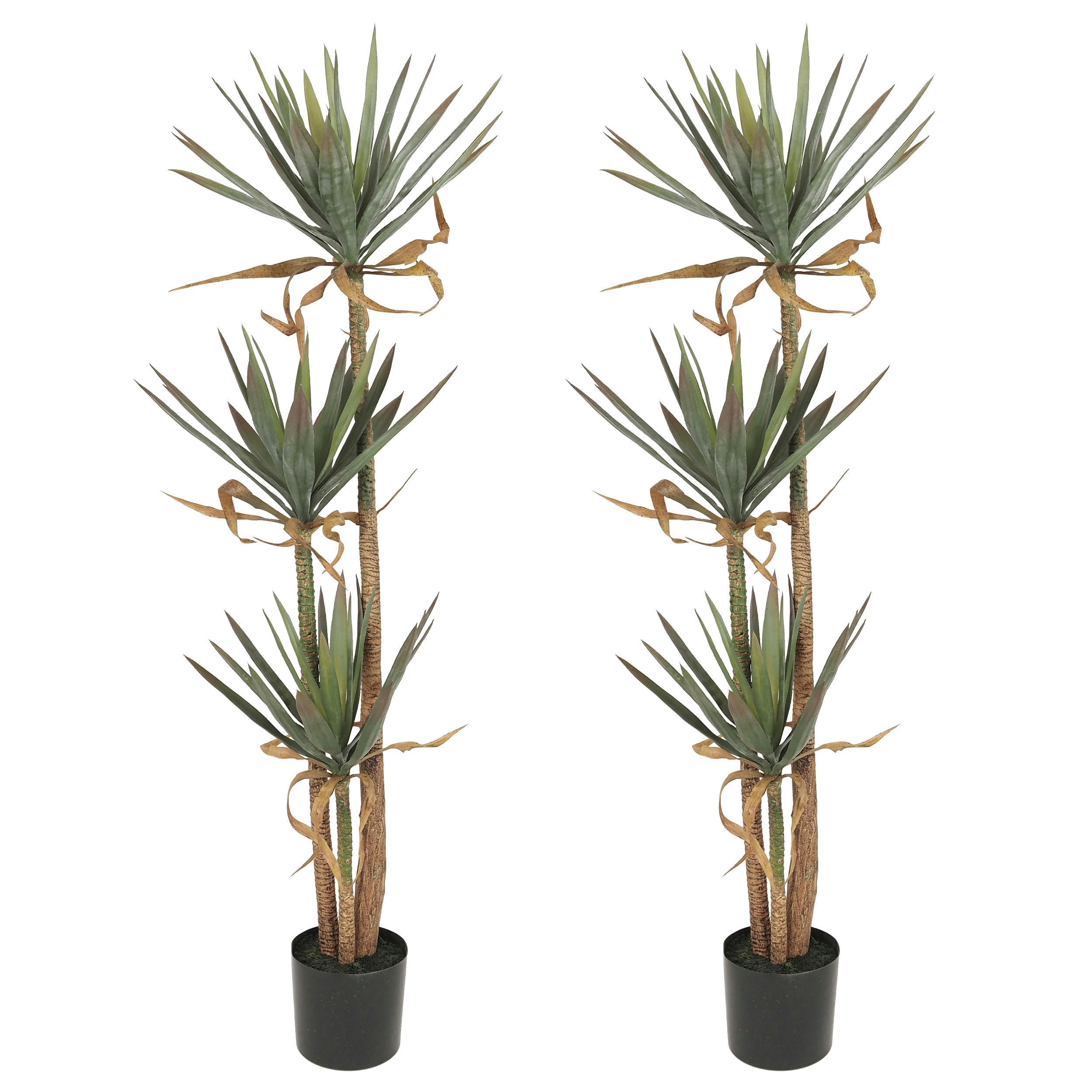 - Yucca artificiel 165cm lot de 2
