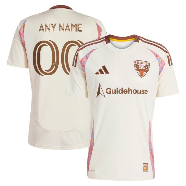 D.C. United adidas 2025 The Soul Kit Replica Custom Jersey - Natural