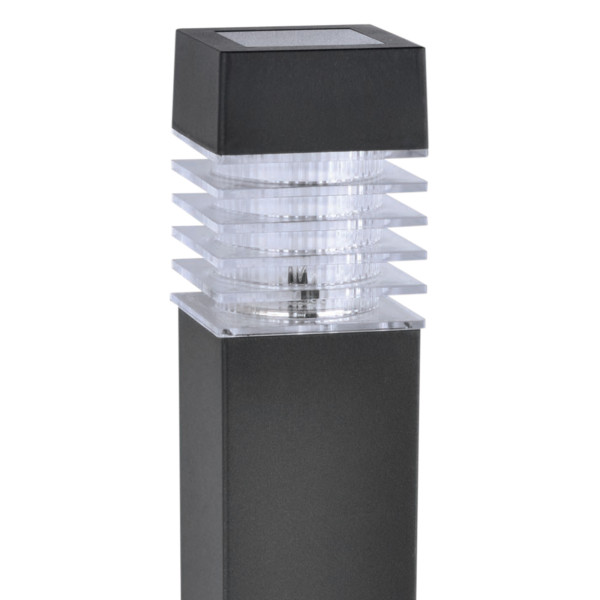 Lampa solarna LED kwadrat czarna MARTIN 315588 Polux