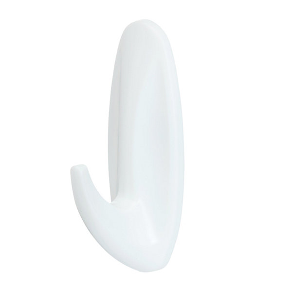 Crochets Design moyens blancs Command 17081 2 crochets   4 languettes