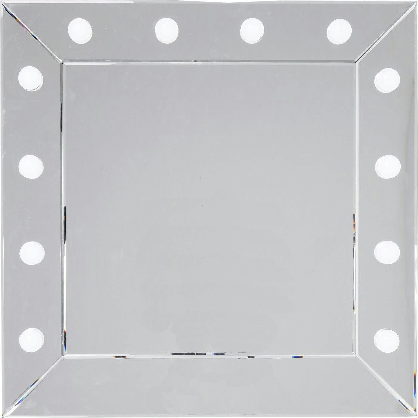 MAKE UP - Miroir carré 12 lumières 81x81