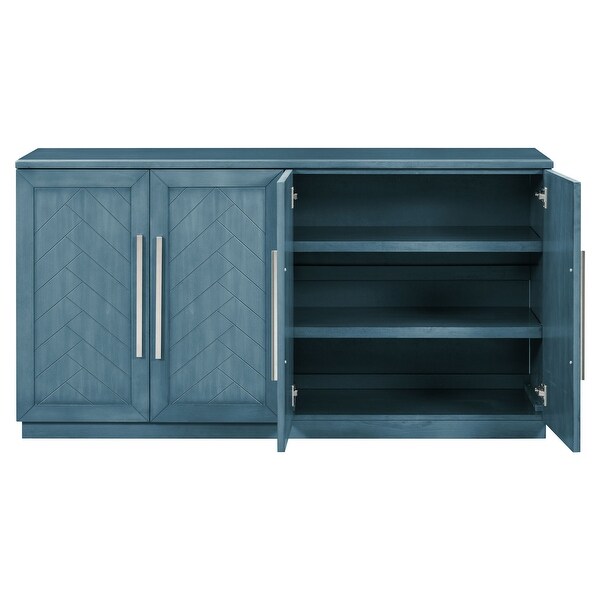 Accent Storage Cabinet Sideboard with Adjustable Shelves