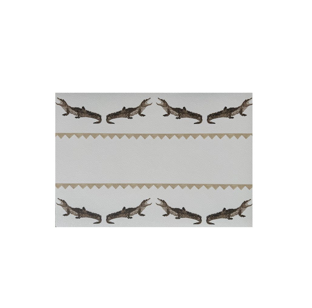 Catchii Placemat Crocodile Sam beige