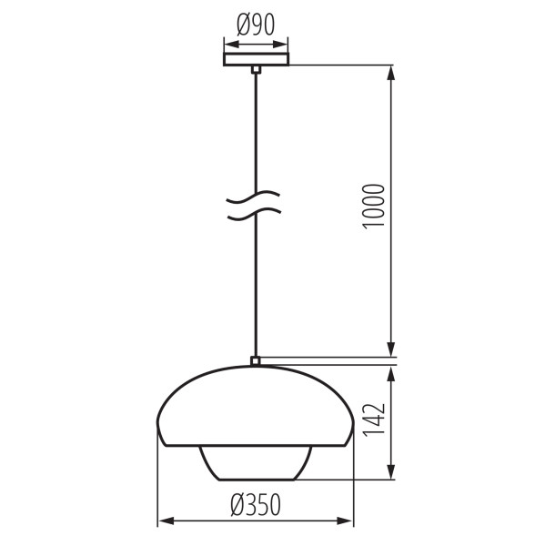 Lampa wisząca LightLogic LL OCCAL E27 W 66462 biała do LED regulacja
