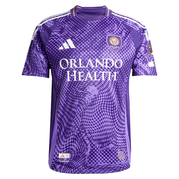 Orlando City SC adidas 2025 Perfect Storm Authentic Custom Jersey - Purple