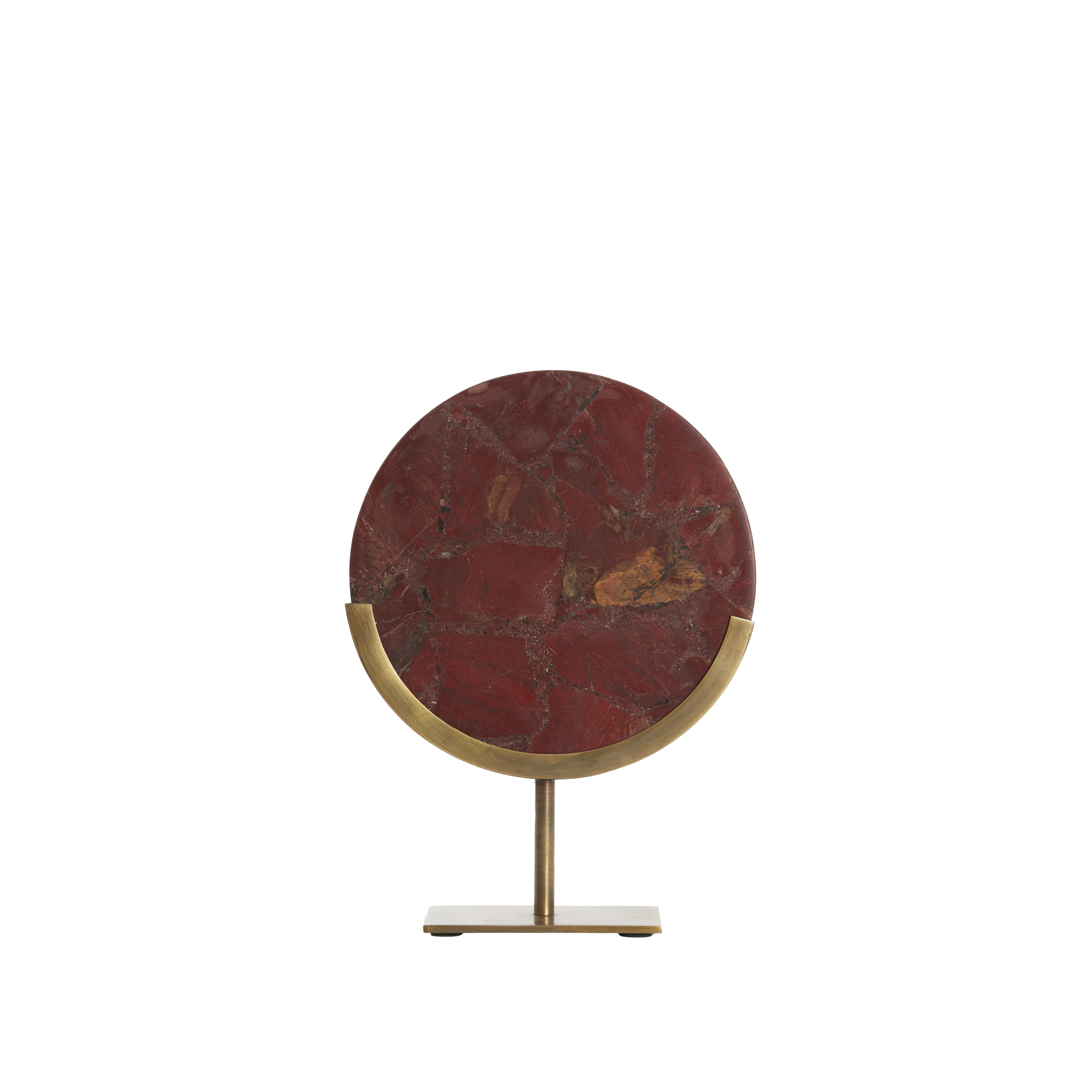 Light&living Ornament op voet 25x10x35 cm GOUYA rood agaat+antiek b...