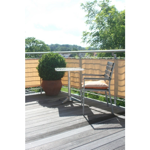Balkonverkleidung, Polyester, HxL: 75 x 300 cm