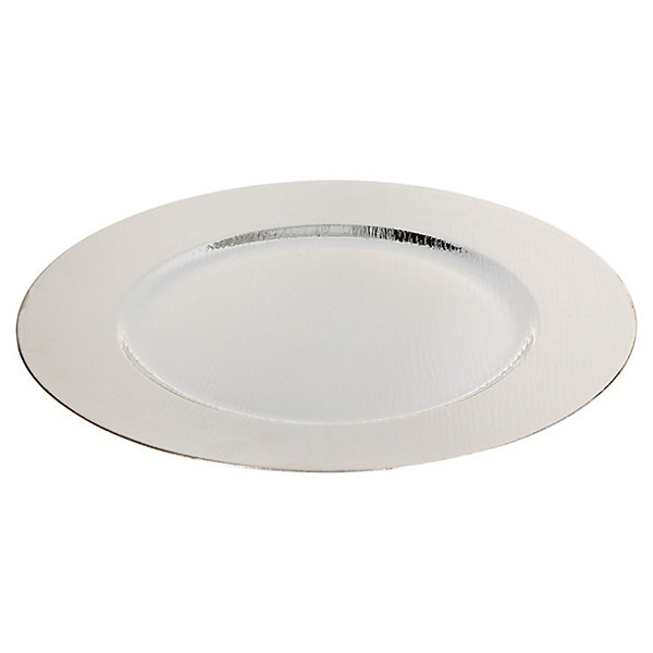 Lot de 12 assiettes de présentation effet bois