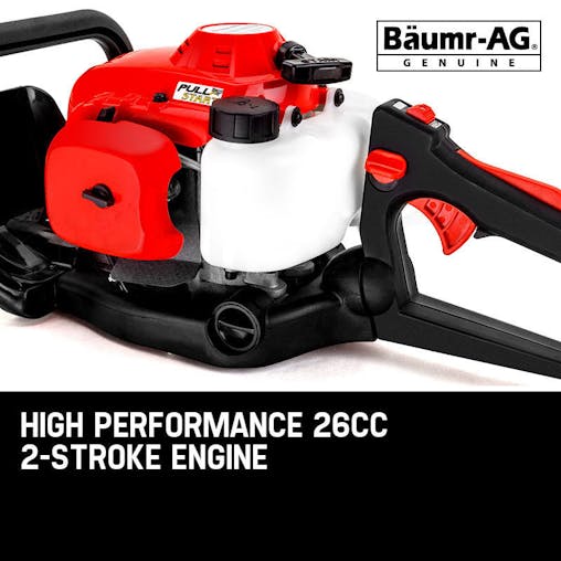 NNEMB 26CC Petrol Hedge Trimmer-2-Stroke Clipper Saw Precision 24 Blade