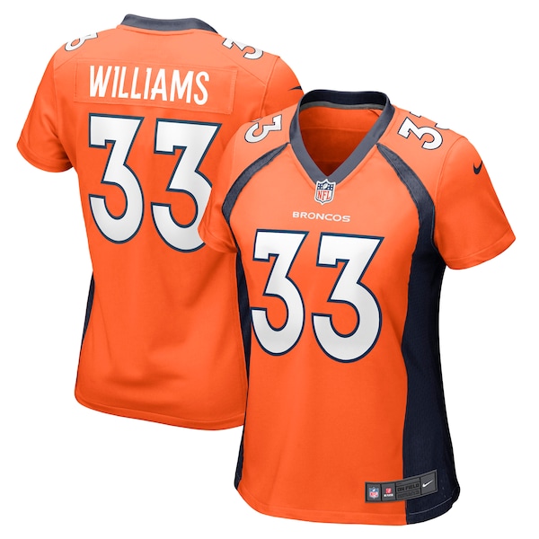 Javonte Williams Denver Broncos Nike Women's Game Jersey - Orange/Navy