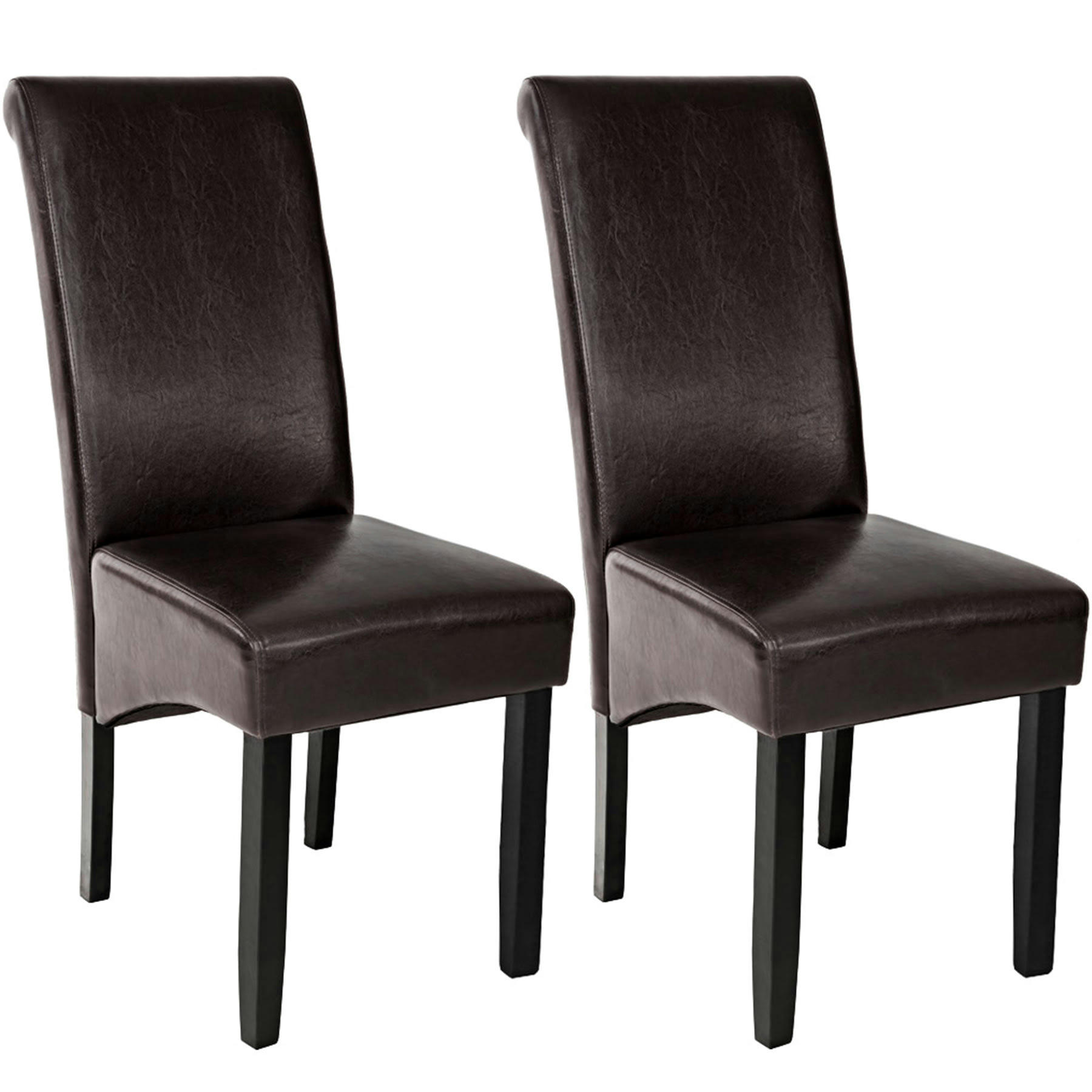 - Ensemble de 2 chaises de salle à manger Rembourré avec revêtement