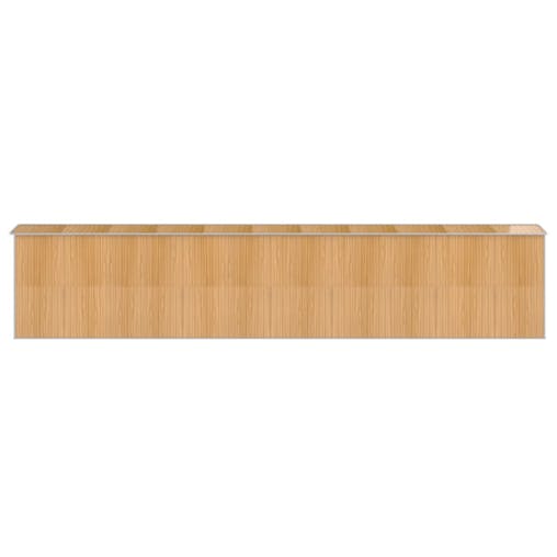 NNEVL Garden Shed Light Brown 192x938x223 cm Galvanised Steel