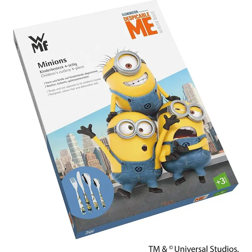 Besteckset 4-teilig MINIONS
