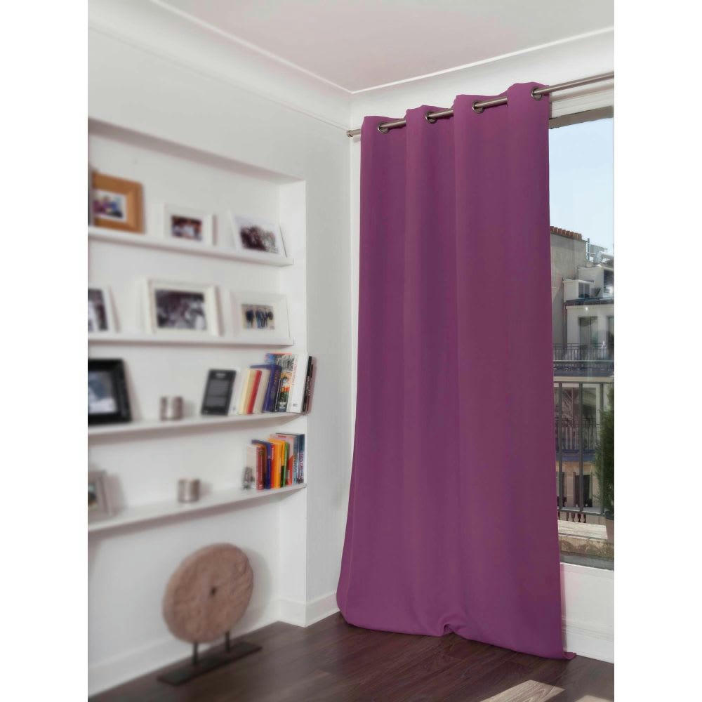 - Rideau phonique thermique occultant violet 140x260