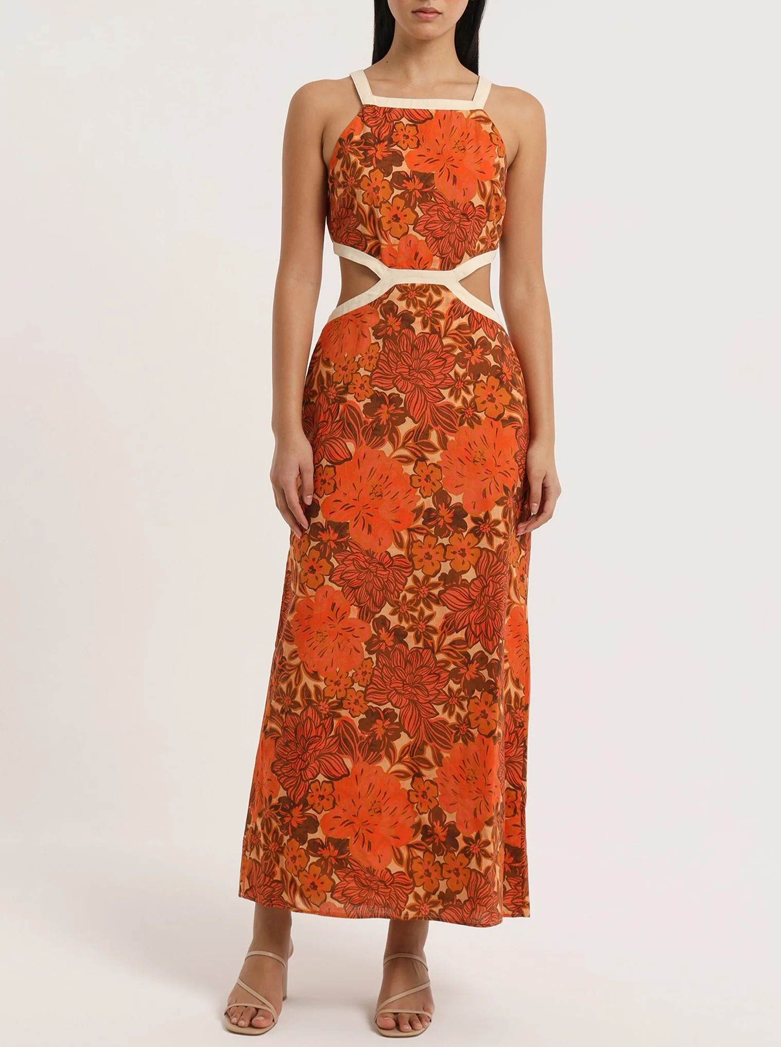 Rochelle Cut Out Midi Dress