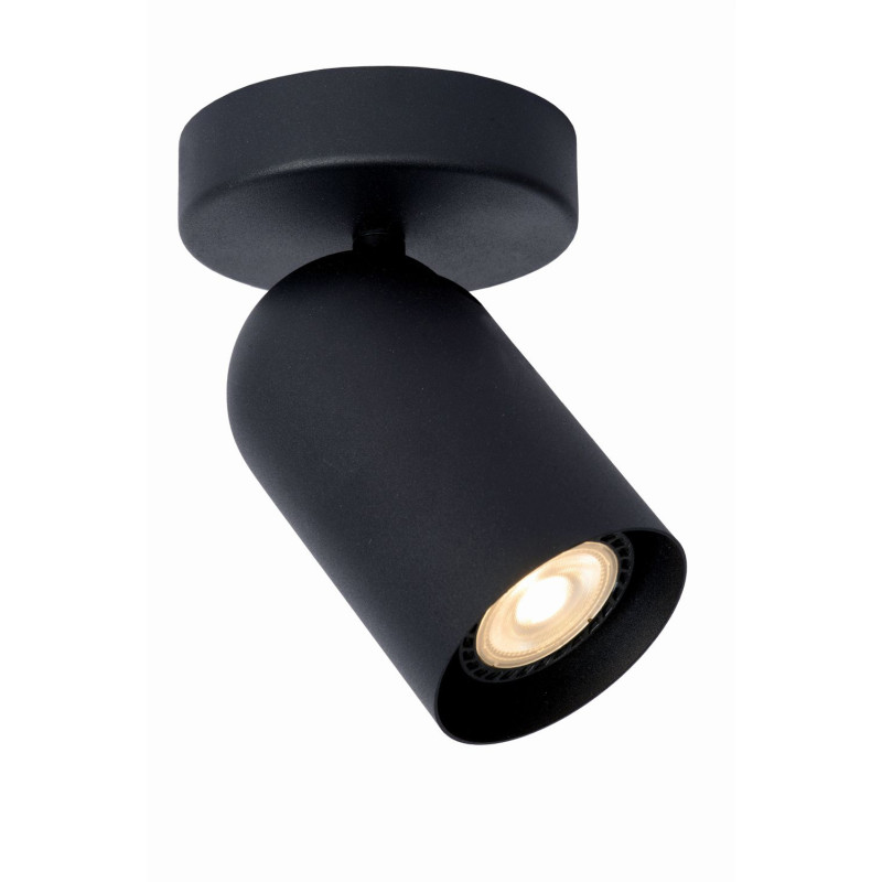 Spot Punch noir GU10 35 W LUCIDE