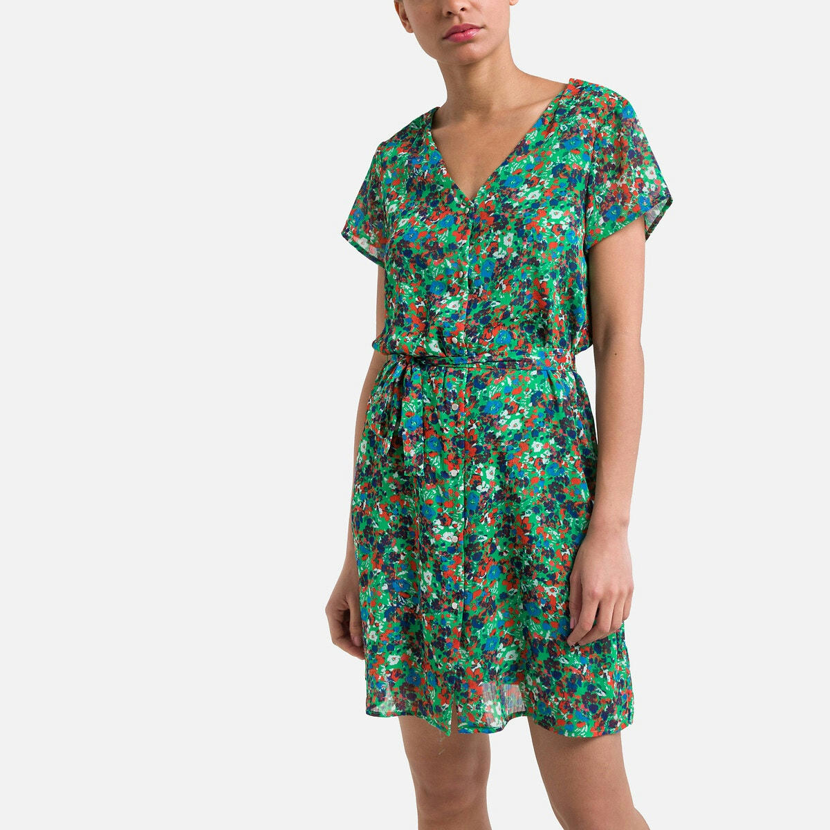 Robe courte imprimée