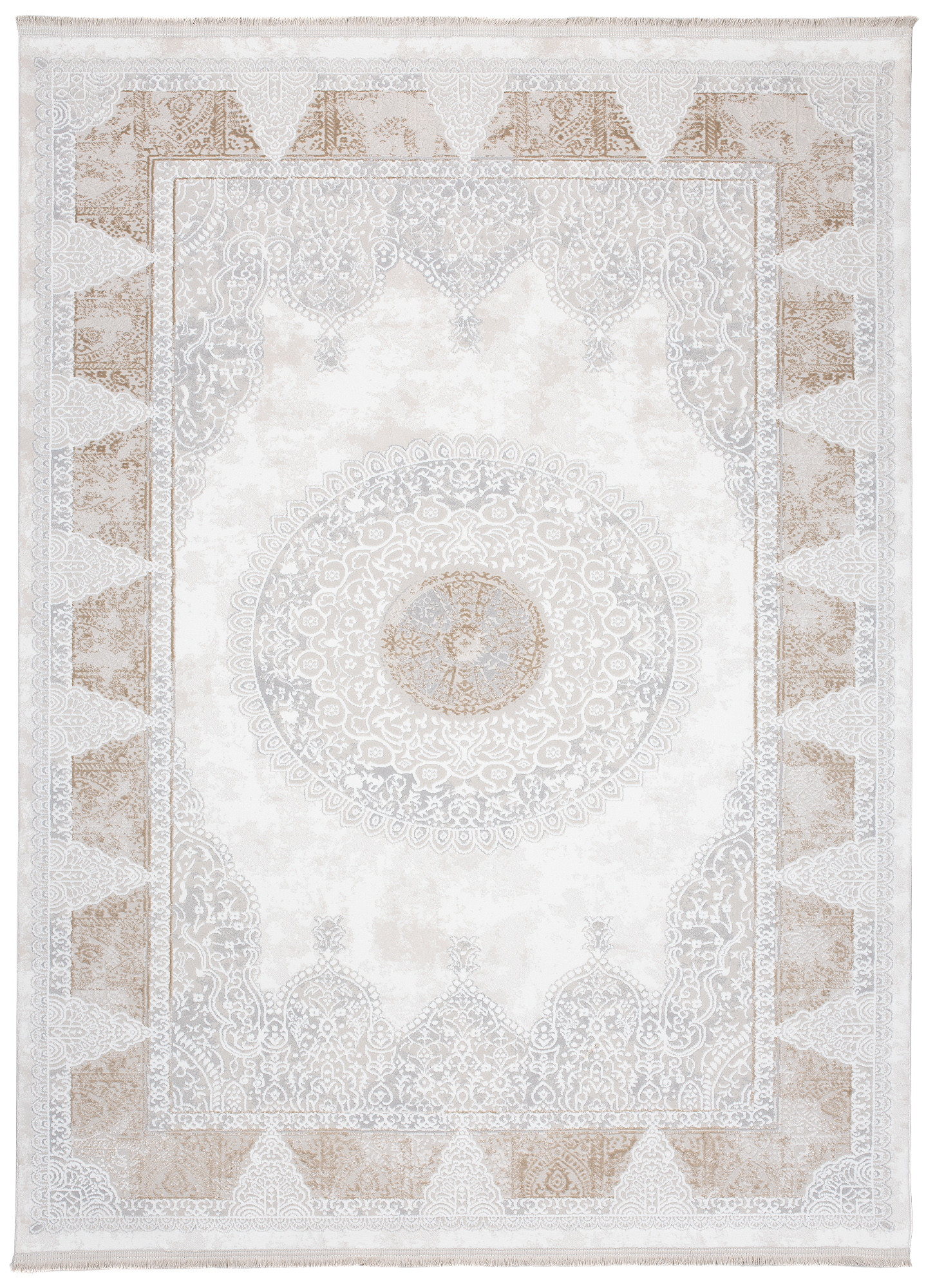 Dywan Chemex Sahara Nowoczesny N761A SH_ L_ Beżowy 120x170
