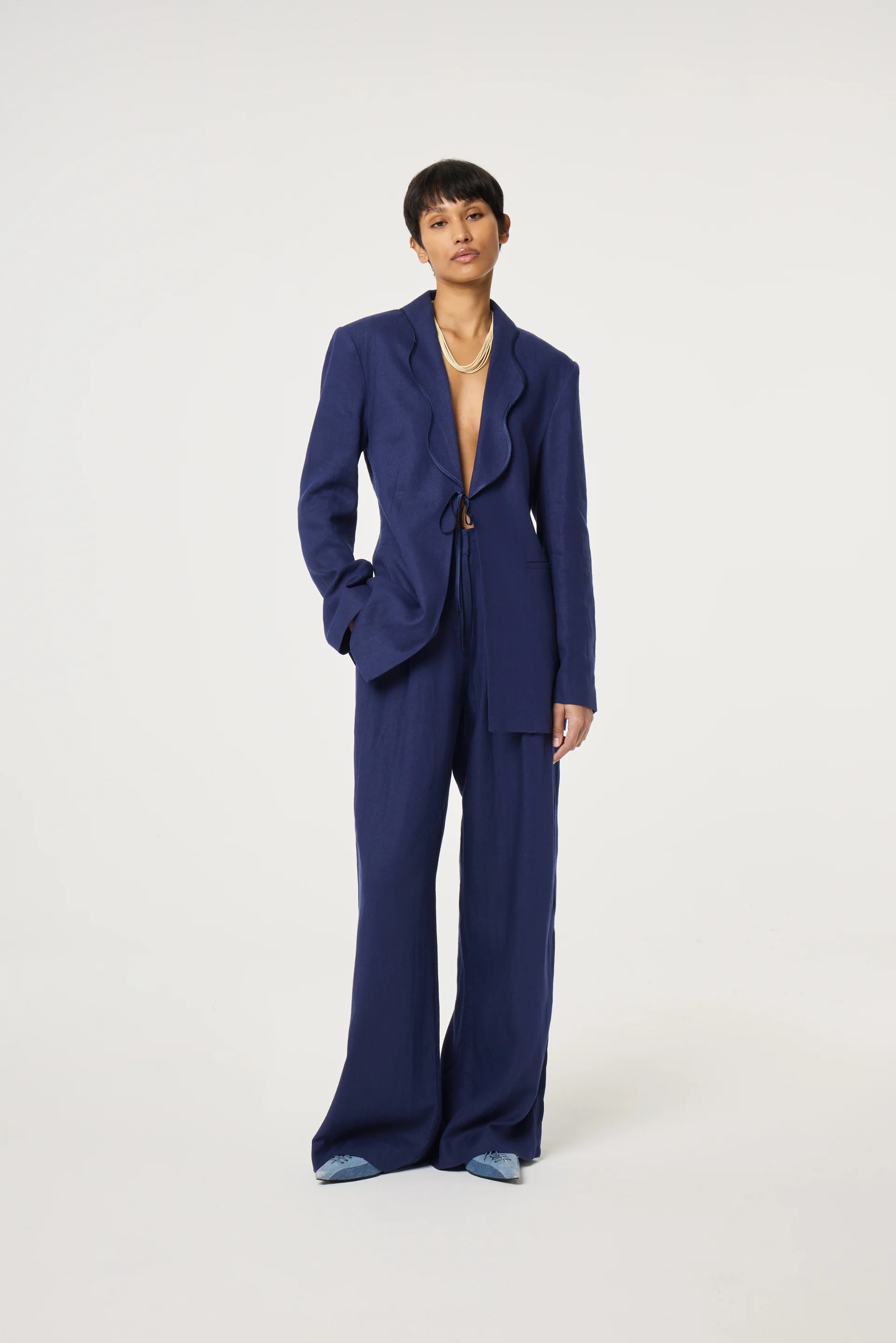 Carlie Trousers | Maritime Blue