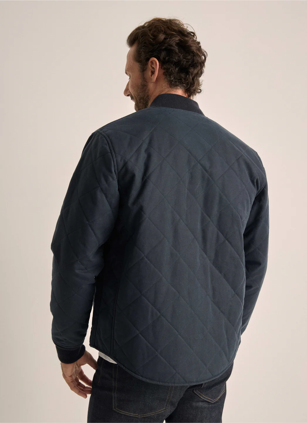 Vintage Wax Quilted Bomber