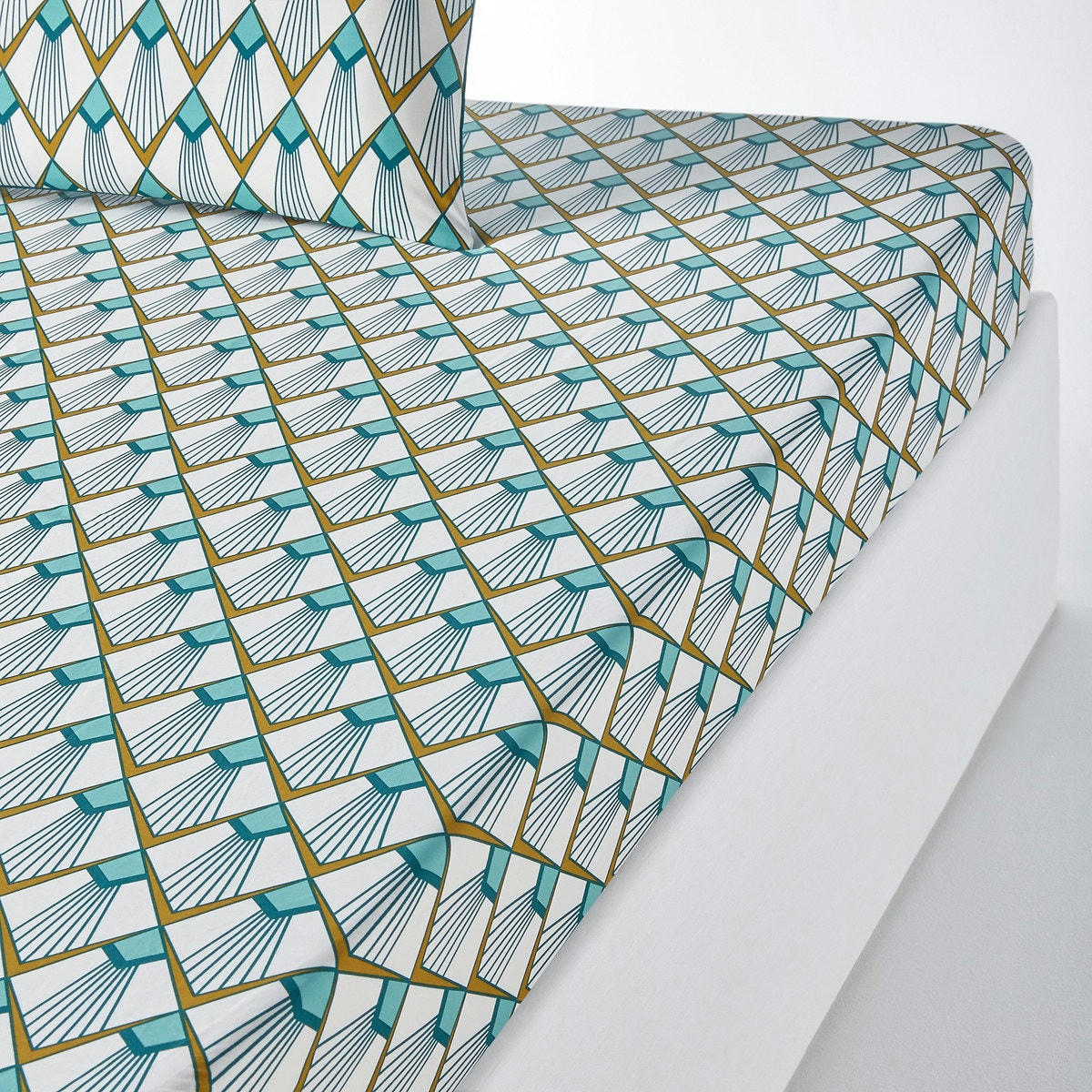 Drap housse percale de coton, Elisa