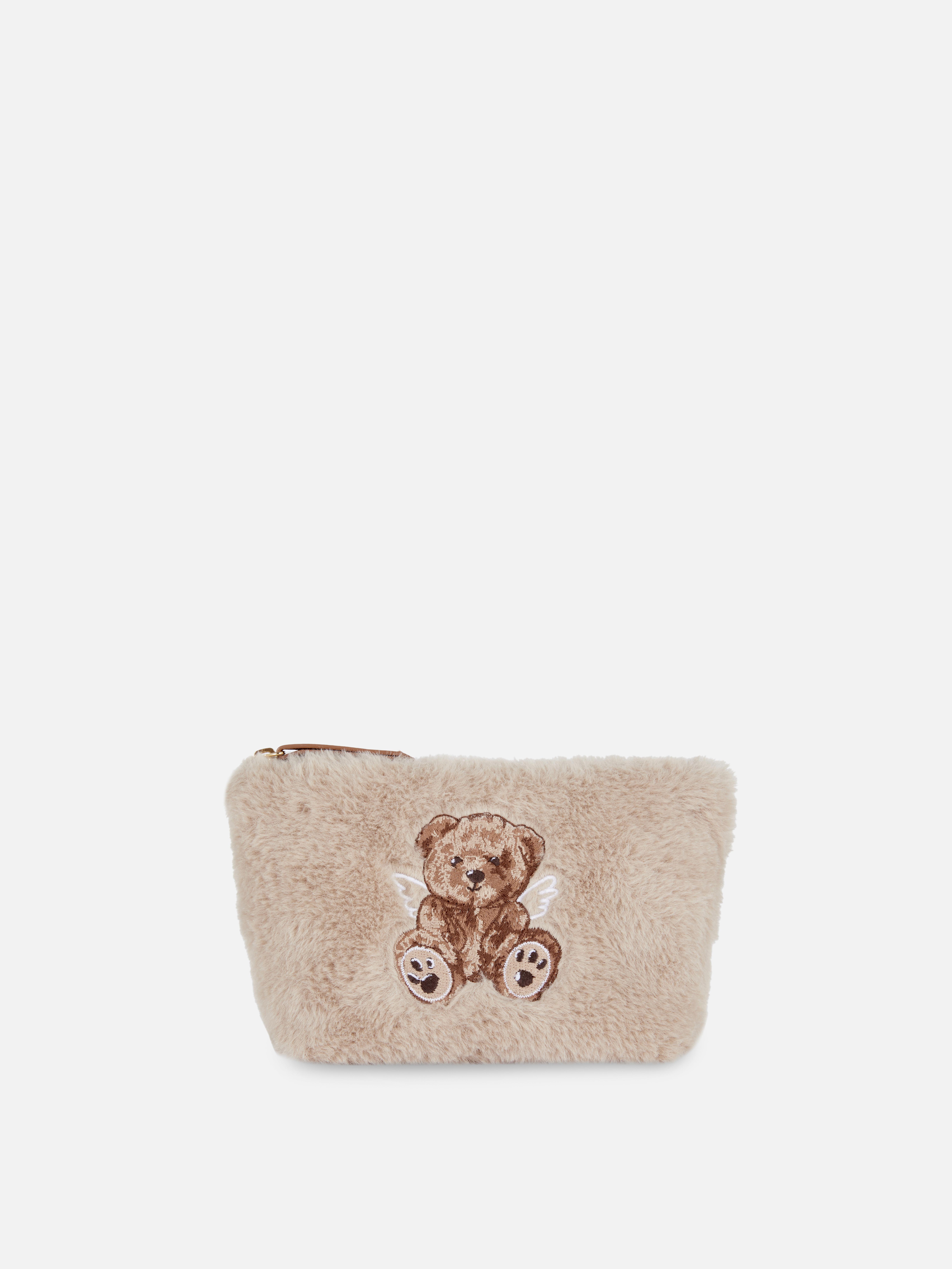 Mini Faux Fur Makeup Bag