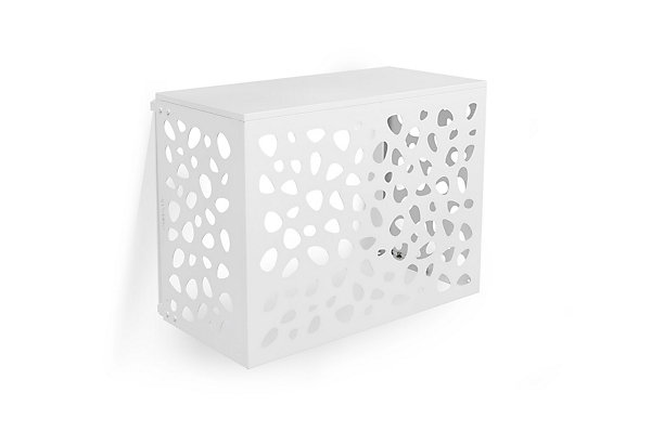 Cache clim aluminium blanc Aneto Sunny - taille M