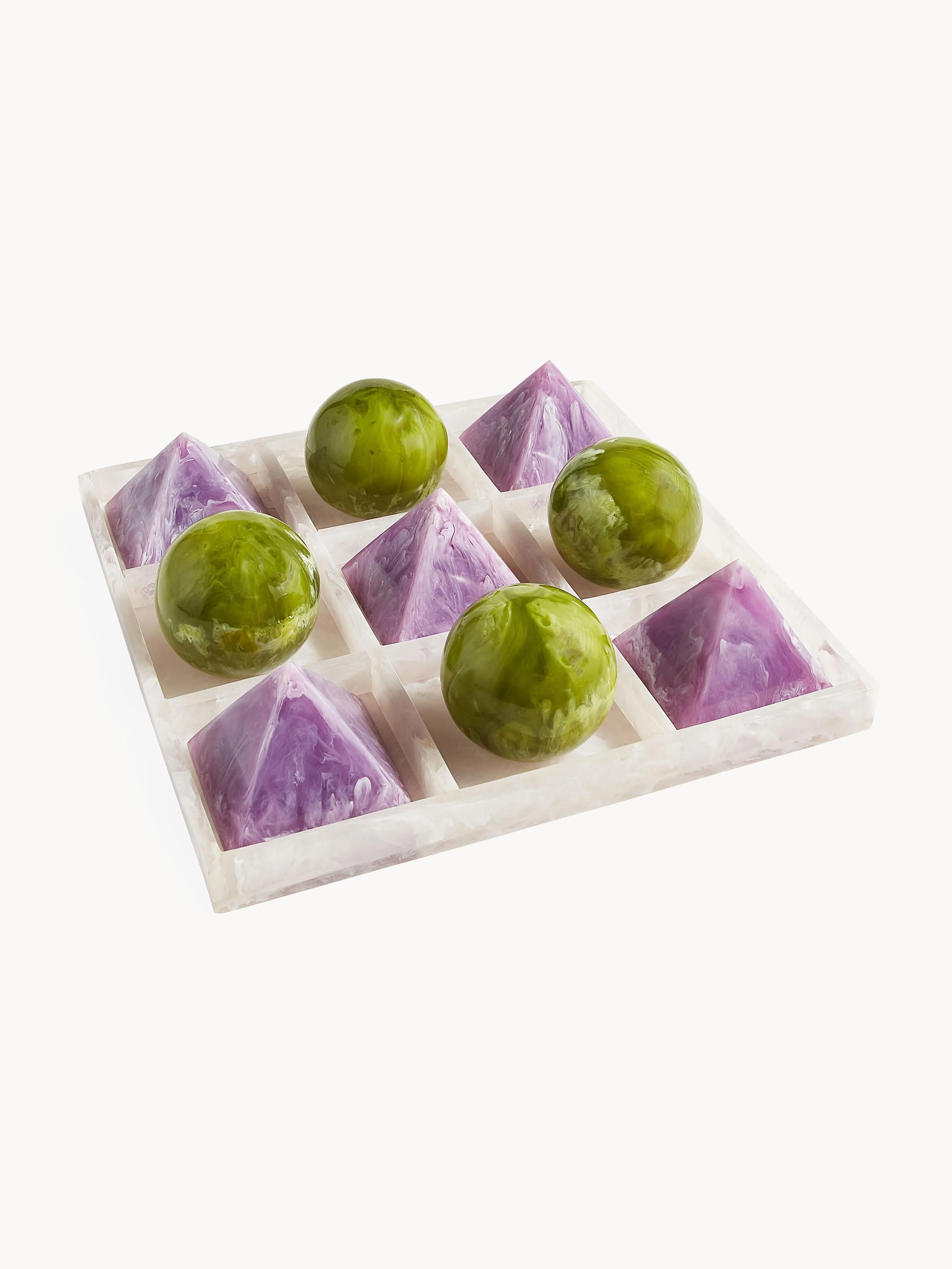 Handgefertigtes Tic-Tac-Toe Spiel Como