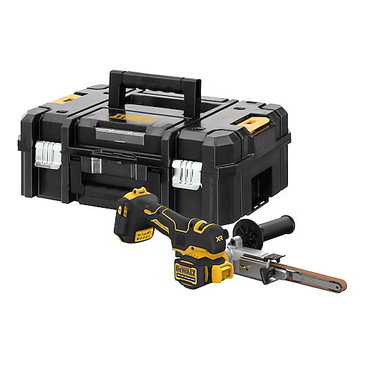 Lime à bande XR 18V DEWALT DCM200NT-XJ sans batterie, sans chargeur, coffret