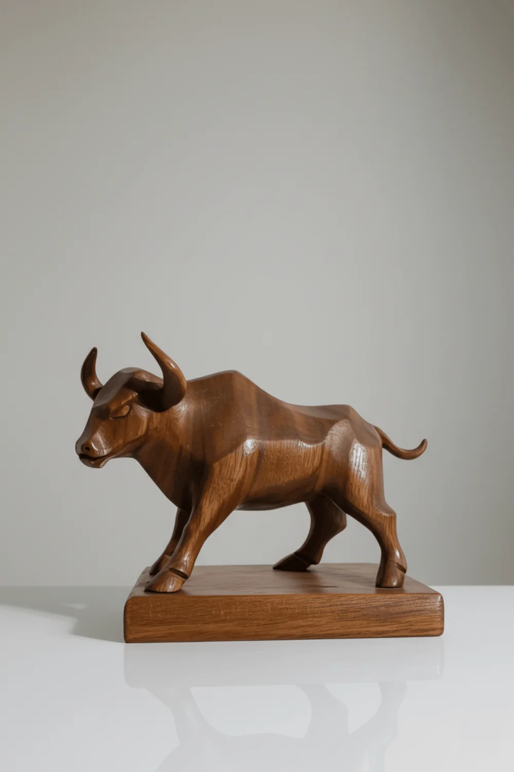 Bull Wood Sculpture #WA123