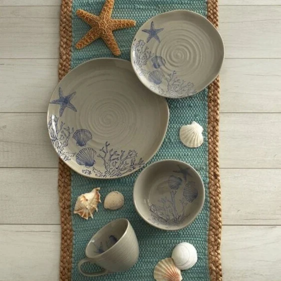 Southport 16 Piece Dinnerware Set, Service for 4