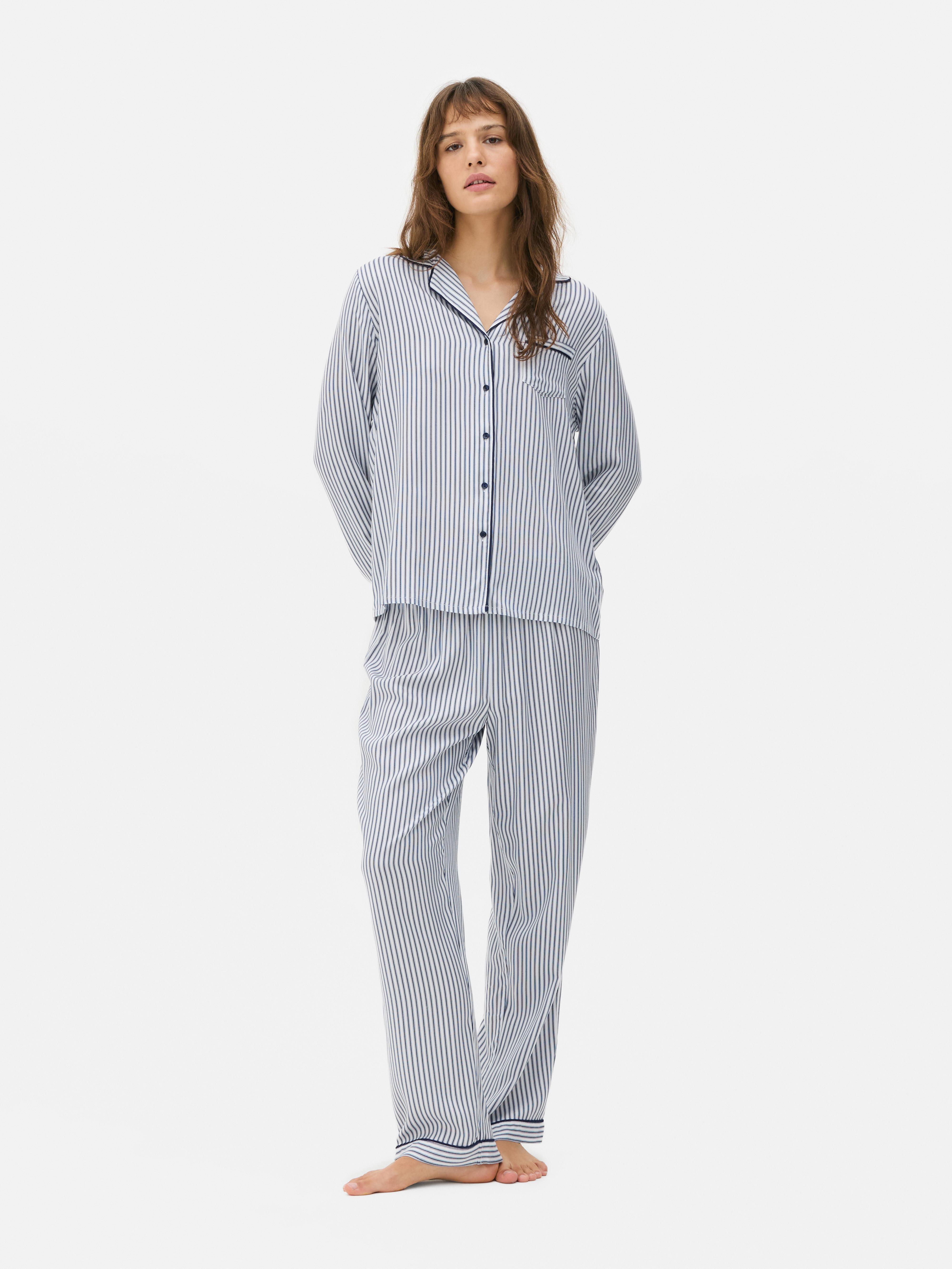 Twill Boyfriend Pajama Set
