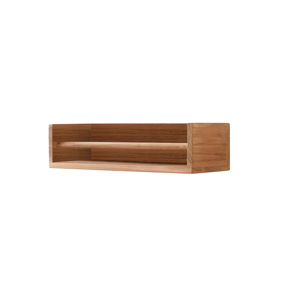 Tikamoon Wandplank voor kinderkamer van massief teakhout 60 cm - Naturel