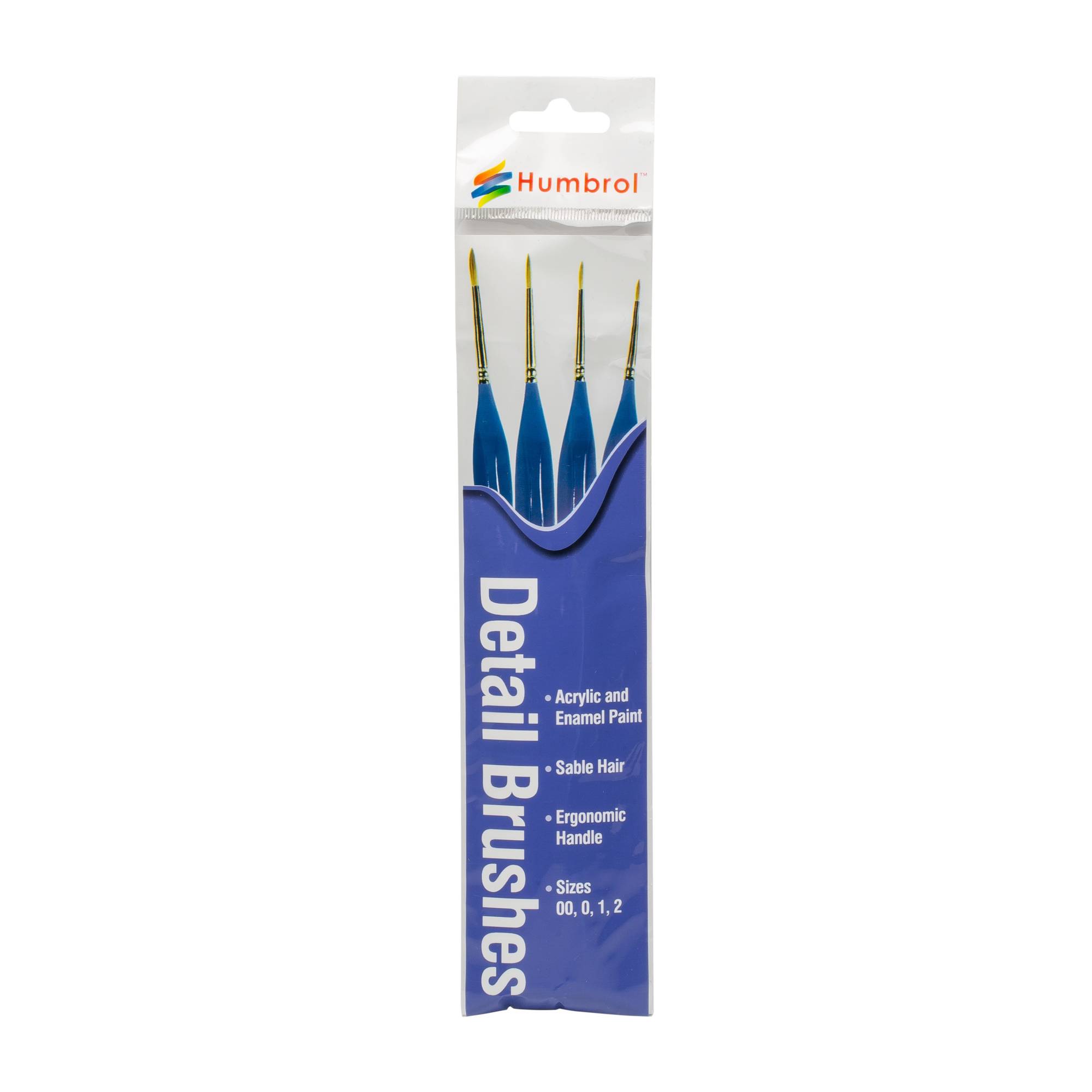 Humbrol Detail Sable Brushes 4 Pack