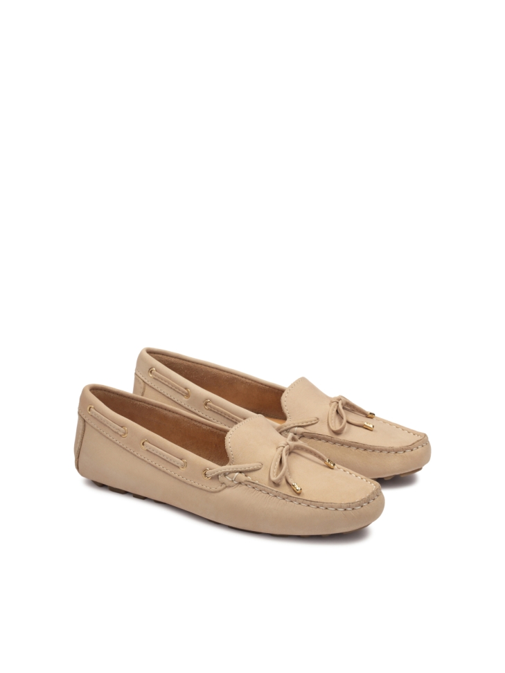 Ladies' nubuck moccasins