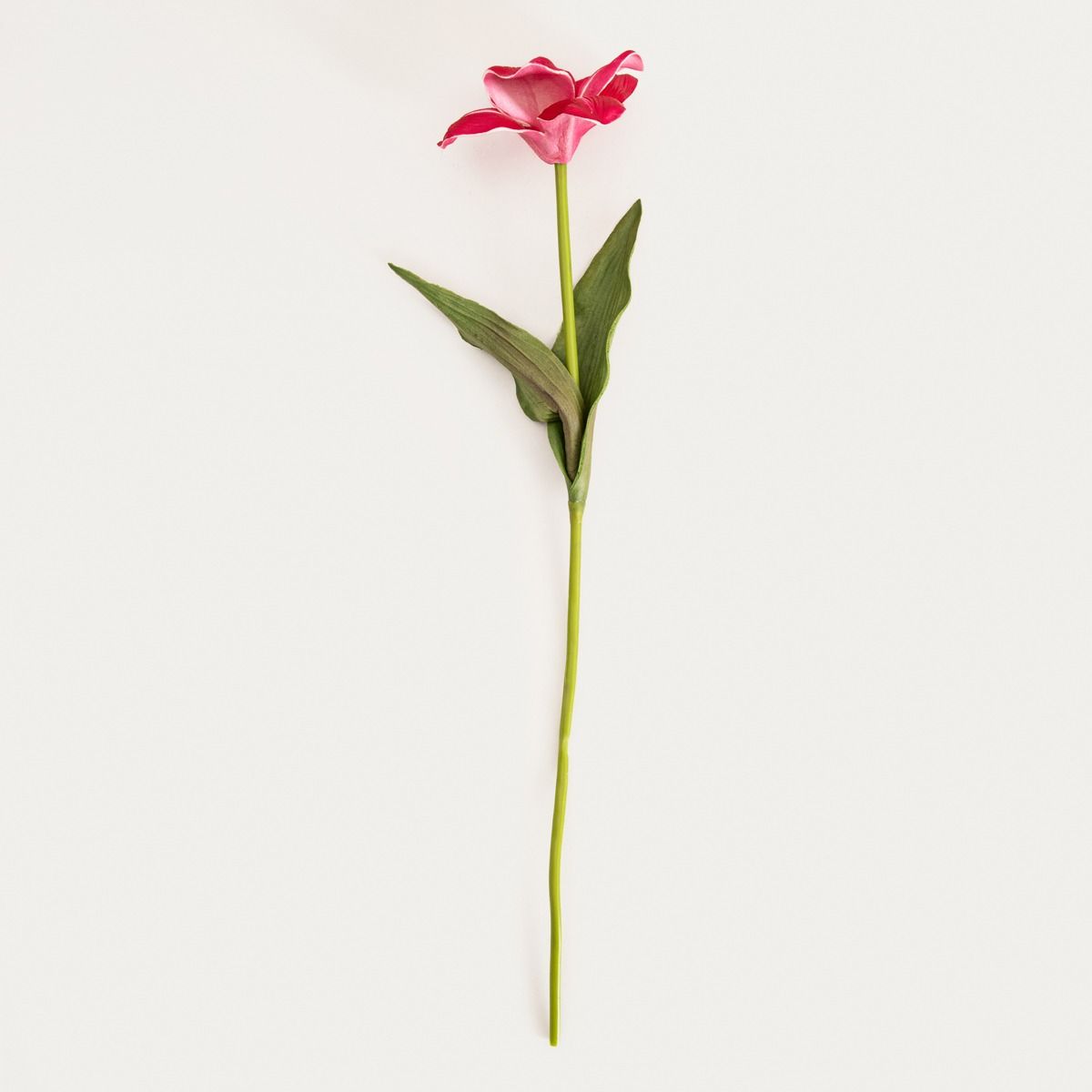 Gałązka sztuczna HUBIS hibiskus różowy 45 cm