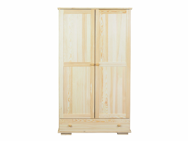 Szafa 100 z drążkiem drewniana MODERN, kolor sosnowy
