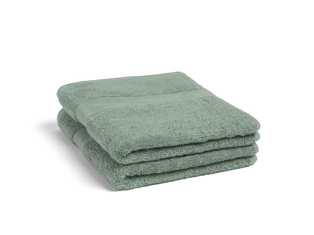 Yumeko handdoeken Terry - sea green - 50x100 - 2 st