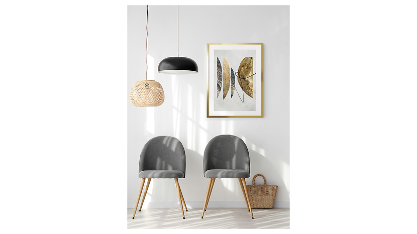 Obraz w ramie Golden Boats 53x73 cm