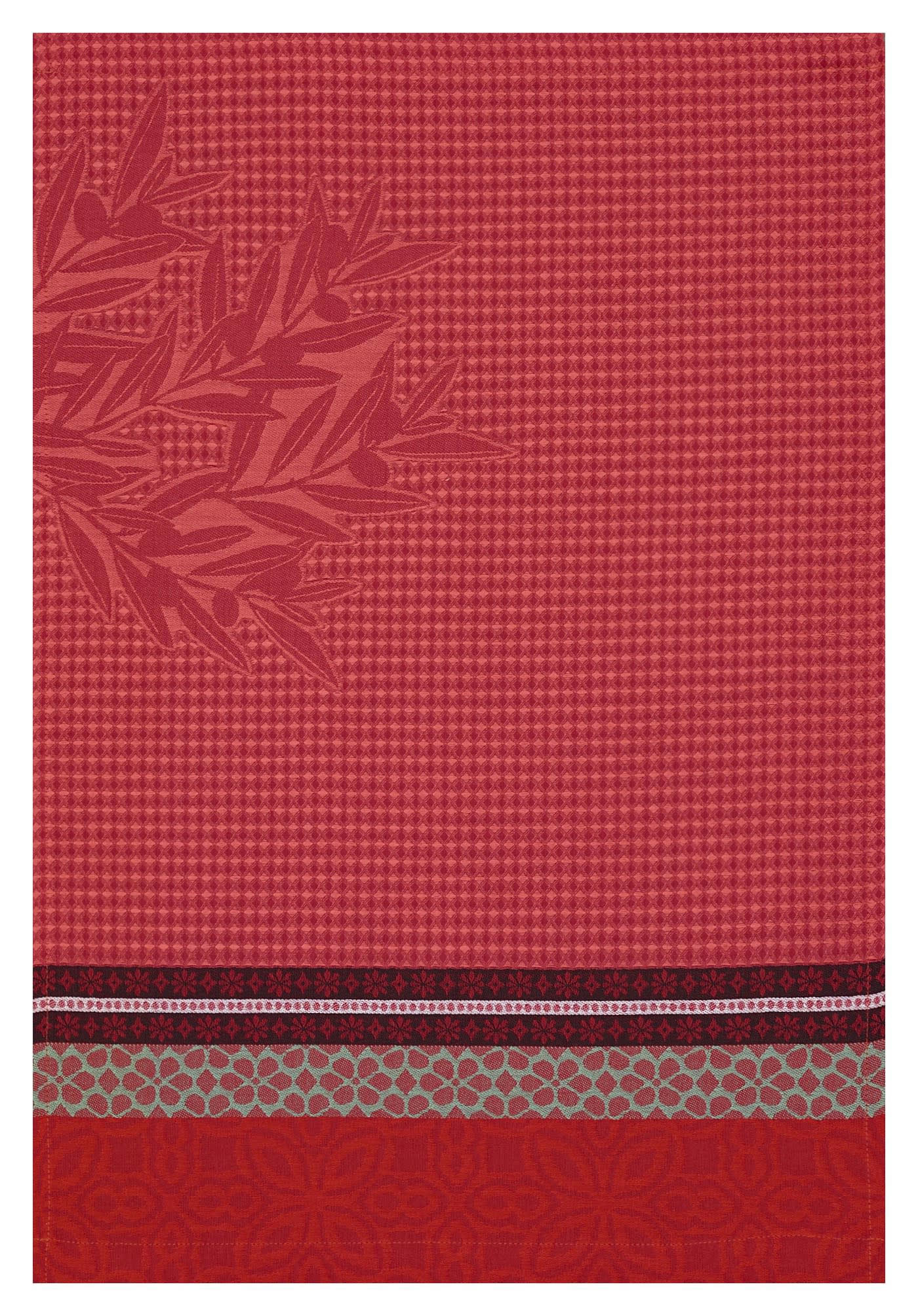 ALPILLES - Essuie-mains en coton ocre 54 x 38