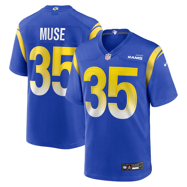 Nick Muse Los Angeles Rams Nike Team Game Jersey -  Royal