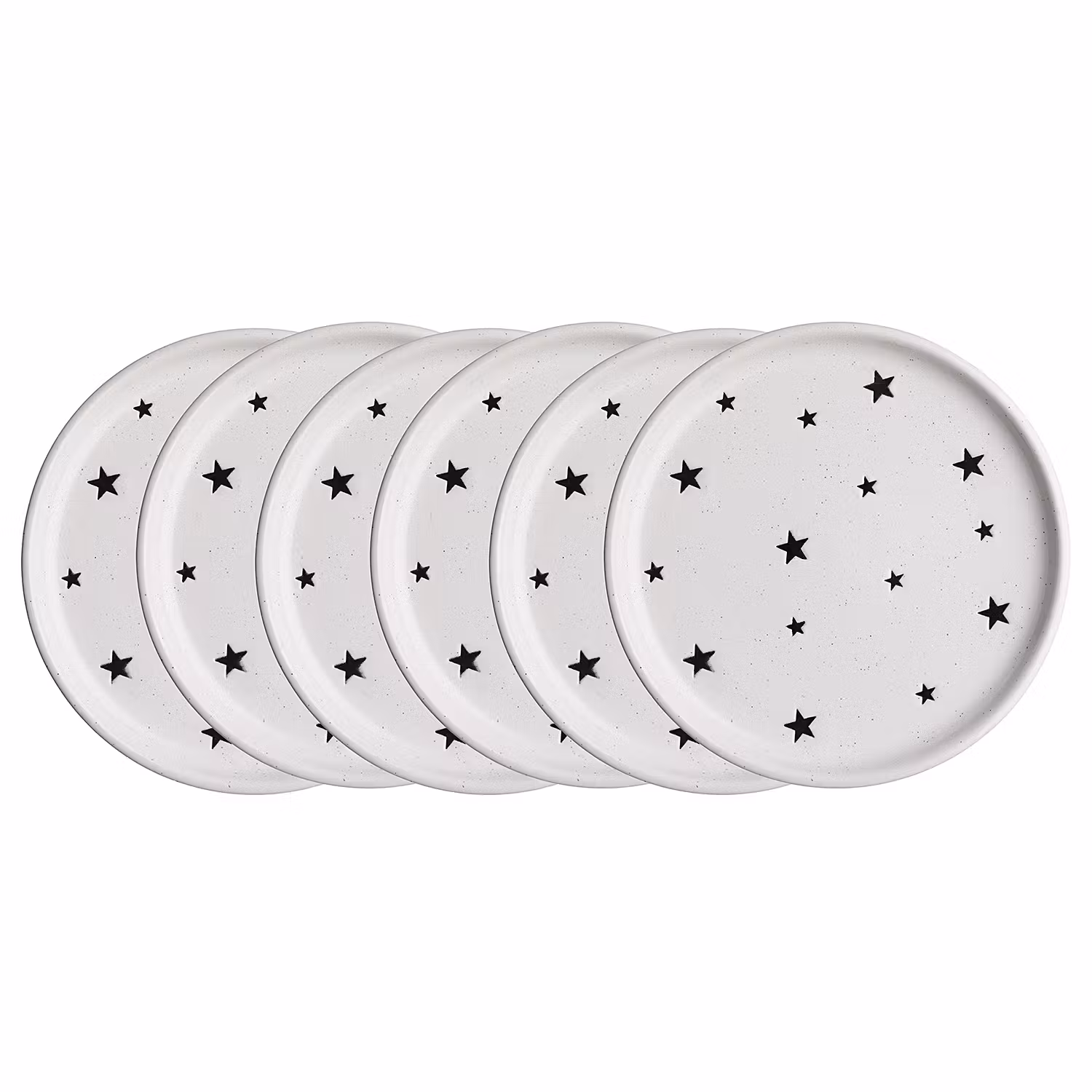 FOOD TALK Teller Sterne 6er-Set