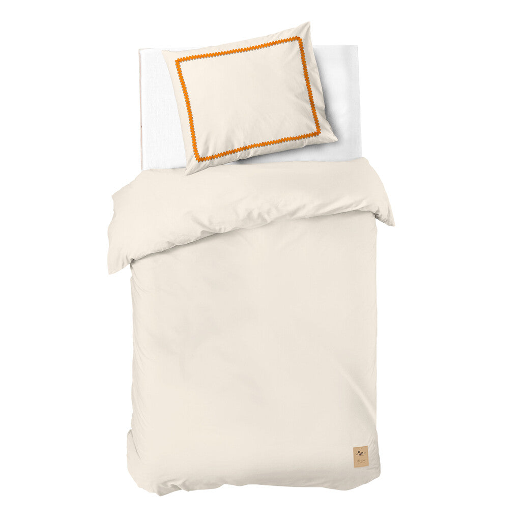 Dindi Home - Dekbedovertrek Sunset Waves - 140x220 - Off White