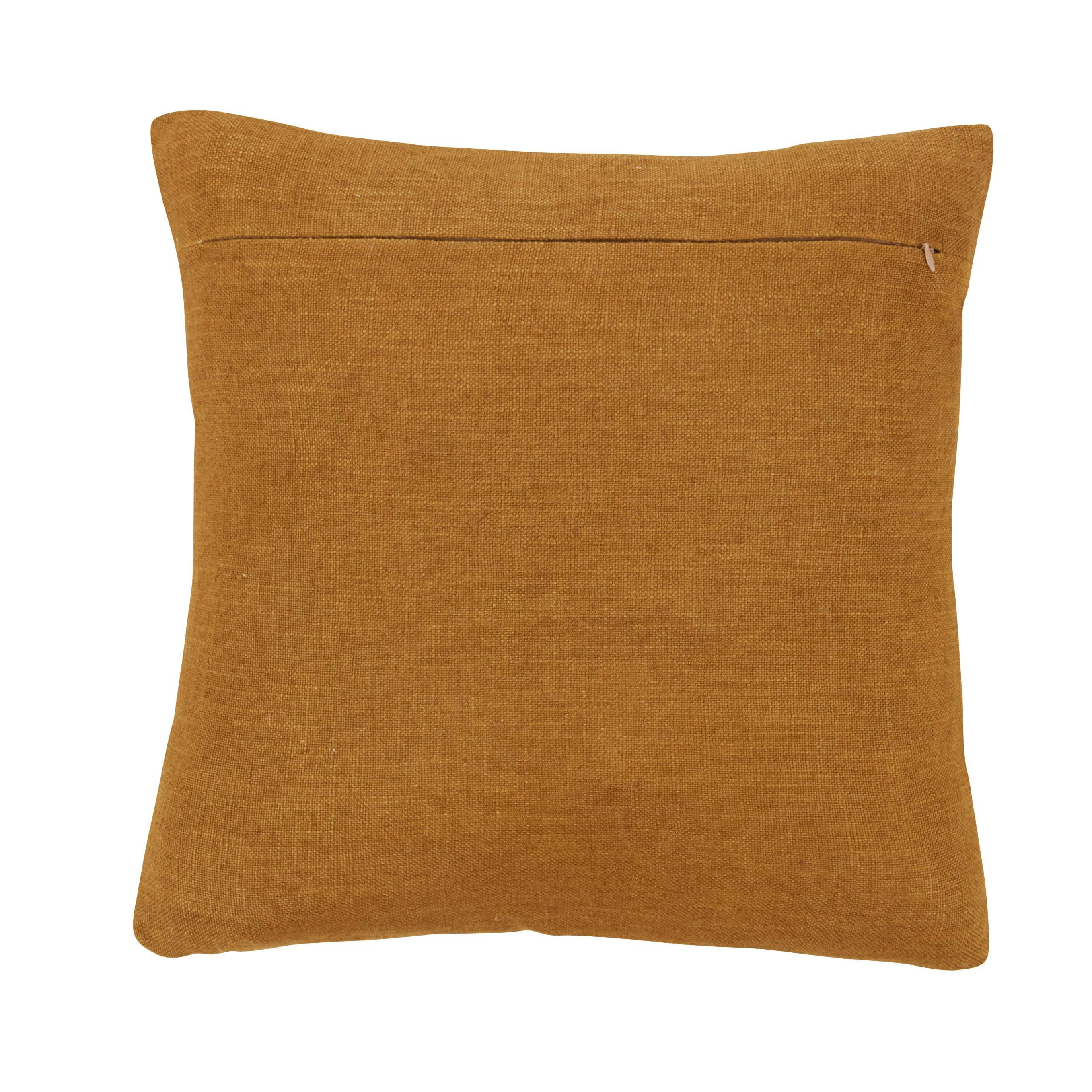 BERJA - Coussin tissé bronze 45x45