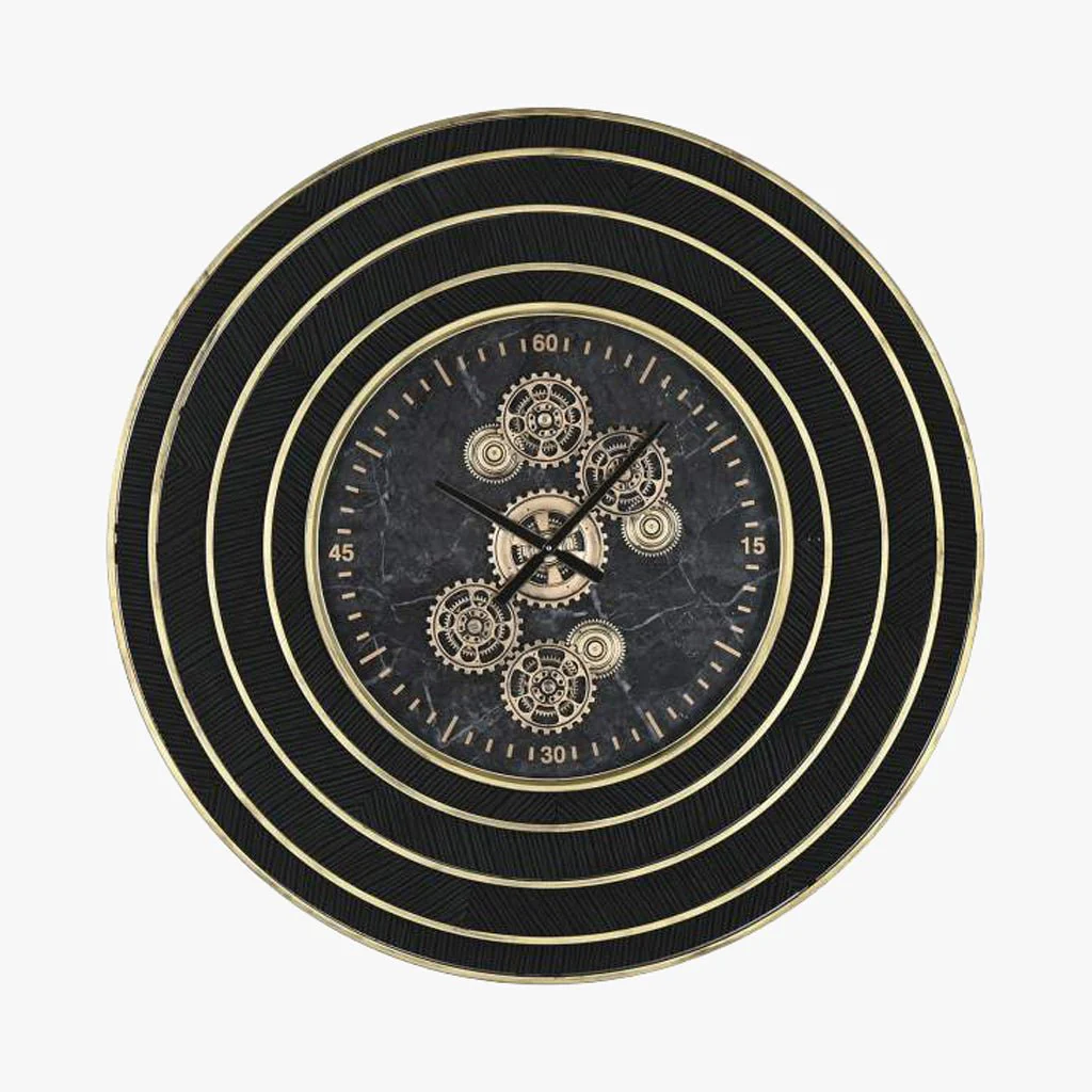 Relogio Circulos Preto D108